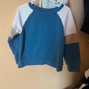 The Children's Place Blue and White Sweatshirt